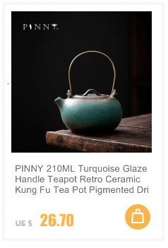Filiżanka ceramiczna z turkusową glazurowaną powierzchnią, 45 ml, idealna do herbaty Kung Fu i picia napojów tradycyjnym stylem chińskim - Wianko - 8