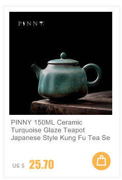 Filiżanka ceramiczna z turkusową glazurowaną powierzchnią, 45 ml, idealna do herbaty Kung Fu i picia napojów tradycyjnym stylem chińskim - Wianko - 3