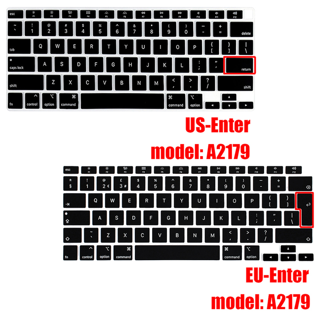 Pokrowiec na klawiaturę laptopa MacBook Air 13.3 skóra silikonowy kolorowy A2179 2020 - Wianko - 12