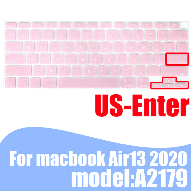 Pokrowiec na klawiaturę laptopa MacBook Air 13.3 skóra silikonowy kolorowy A2179 2020 - Wianko - 30