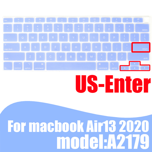 Pokrowiec na klawiaturę laptopa MacBook Air 13.3 skóra silikonowy kolorowy A2179 2020 - Wianko - 27