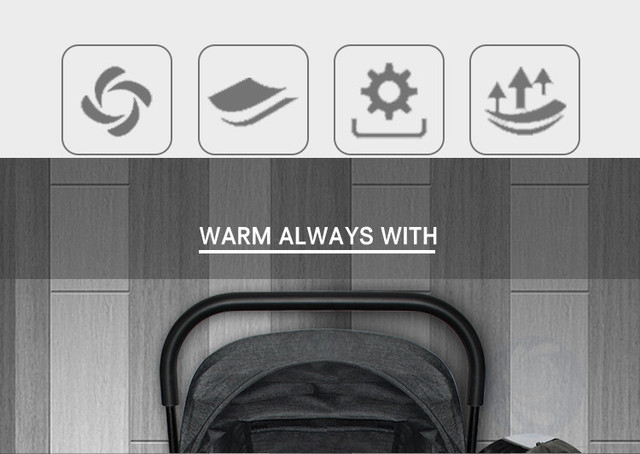Gruby, ciepły śpiwór bawełniany dla wózka dziecięcego - Wianko - 10