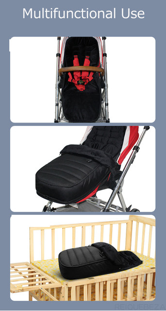 Gruby, ciepły śpiwór bawełniany dla wózka dziecięcego - Wianko - 16