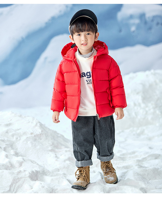 Zimowa ocieplana kurtka dla dzieci w kształcie dinozaura z kapturem, bawełniany płaszcz w kolorze cukierków - Overwear - Wianko - 14