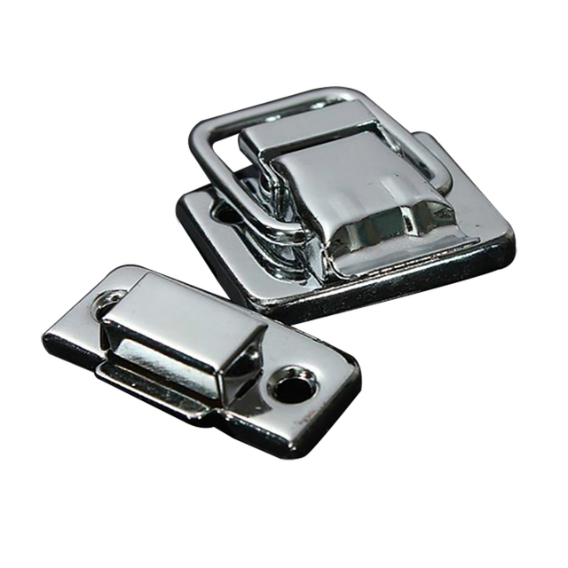 Aluminiowe srebrne zapięcie do pudełek - blokada bagażnika, rozmiar 30*36 mm, praktyczne akcesorium do zamków - Wianko - 5