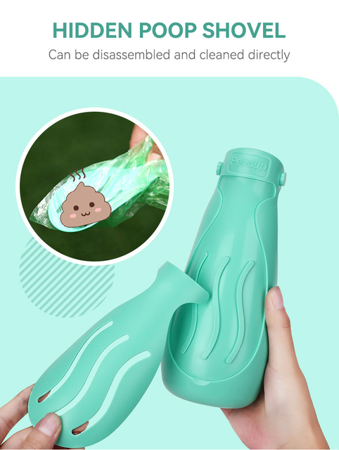 Przenośna podróżna butelka dla psa - wielofunkcyjna karmidło dla zwierząt domowych z dozownikiem wody, idealna na wyjścia - Wianko - 9