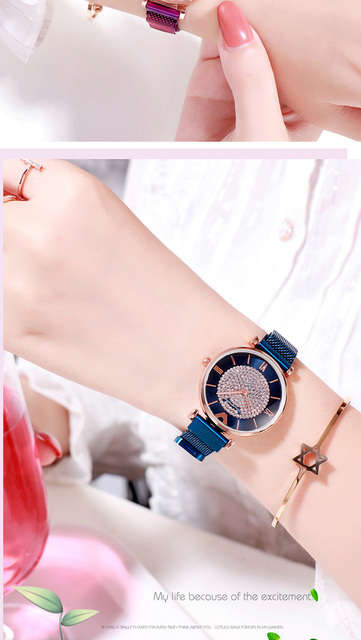 Zegarek damski Tephea Top marka luksusowy, kwarcowy, analogowy, z paskiem skórzanym - fioletowy z czerwonym przyciskiem rhinestone 2021 - Wianko - 8