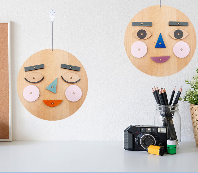 Montessori Expression Emotion Game - drewniane bloczki zabawki edukacyjne dla dzieci 3+ - Wianko - 6