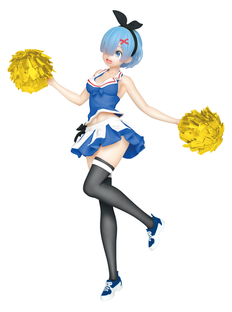 Figurka akcji Maxjun Rem Re życie w innym świecie 23cm PVC sexy cheerleader Anime - Wianko - 3