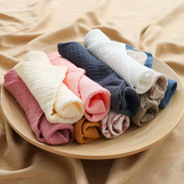 5 sztuk ręczników kwadratowych dla niemowląt z bawełny i muślinu - Wianko - 4