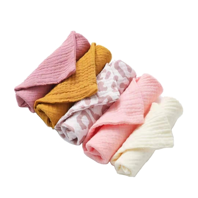5 sztuk ręczników kwadratowych dla niemowląt z bawełny i muślinu - Wianko - 12