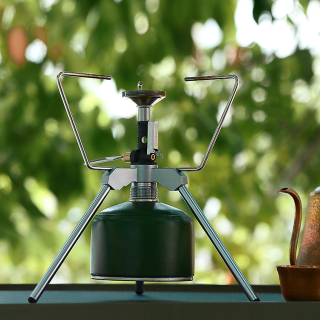 Antypoślizgowa kuchenka kempingowa Campingmoon - przenośny piecyk stojak wspornik wspierający dla pieszych wycieczek i pikników - Wianko - 20