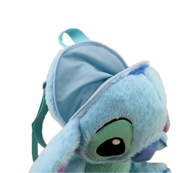Pluszowy plecak Disney Stitch dla dzieci w przedszkolu - torba Kawaii Plushie dla 3-7 lat - Wianko - 6