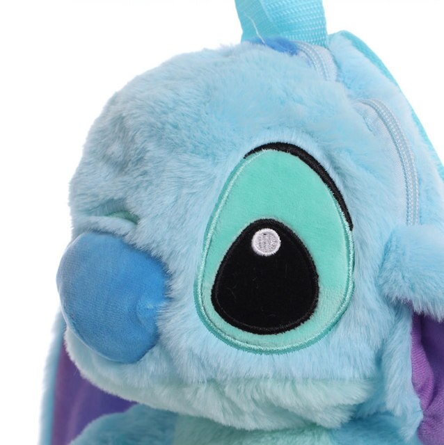 Pluszowy plecak Disney Stitch dla dzieci w przedszkolu - torba Kawaii Plushie dla 3-7 lat - Wianko - 8
