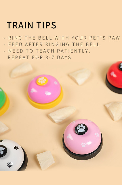 Kimpets Dog Bells Hand - dzwonek treningowy do szkolenia psów i kotów bez baterii - Wianko - 14