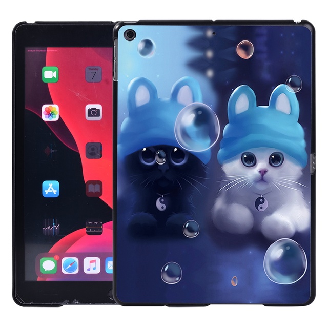 Etui z tyłu dla Apple iPad Air 4/Mini 1-5/iPad 2-8/Air 1-3/iPad 9.7 11 10.5 z motywem słodkiego zwierzątka + rysik - Wianko - 28