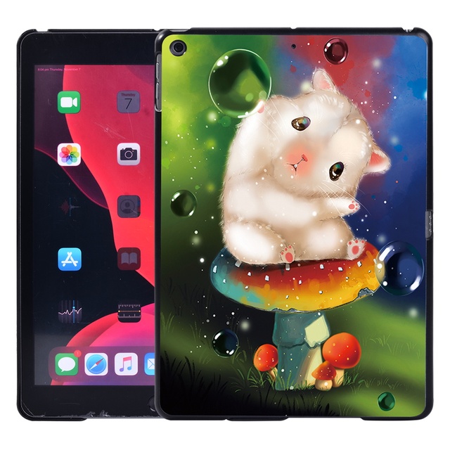 Etui z tyłu dla Apple iPad Air 4/Mini 1-5/iPad 2-8/Air 1-3/iPad 9.7 11 10.5 z motywem słodkiego zwierzątka + rysik - Wianko - 7