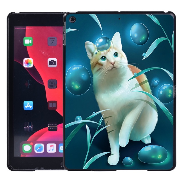 Etui z tyłu dla Apple iPad Air 4/Mini 1-5/iPad 2-8/Air 1-3/iPad 9.7 11 10.5 z motywem słodkiego zwierzątka + rysik - Wianko - 17