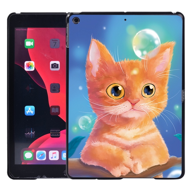 Etui z tyłu dla Apple iPad Air 4/Mini 1-5/iPad 2-8/Air 1-3/iPad 9.7 11 10.5 z motywem słodkiego zwierzątka + rysik - Wianko - 14