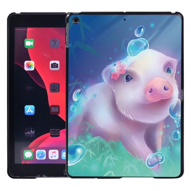 Etui z tyłu dla Apple iPad Air 4/Mini 1-5/iPad 2-8/Air 1-3/iPad 9.7 11 10.5 z motywem słodkiego zwierzątka + rysik - Wianko - 12