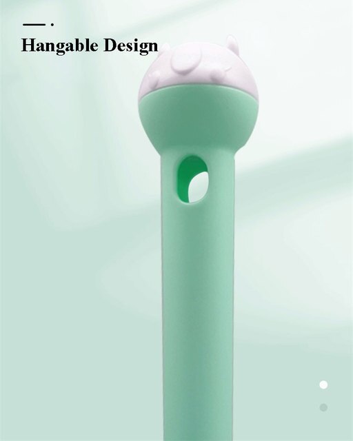 Silikonowa butelka z ruchomą szczoteczką 360 stopni, idealna do czyszczenia smoczków i sutków noworodka - Wianko - 14