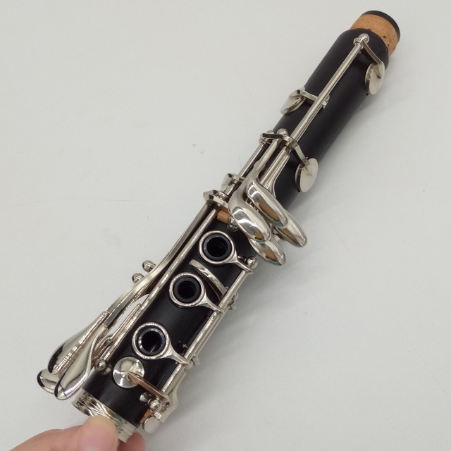 Profesjonalny klarnet vintage Fancier klub bakelit Bb, posrebrzane klawisze, 17 klawiszy, ustniki darmowa wysyłka - Wianko - 17