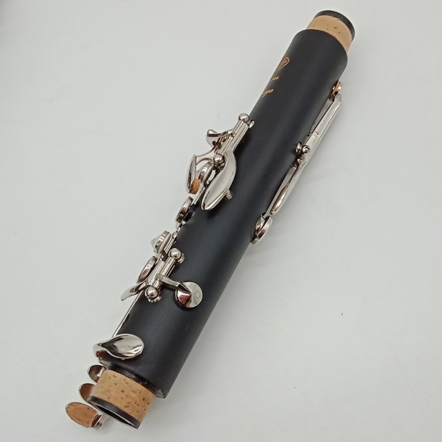 Profesjonalny klarnet vintage Fancier klub bakelit Bb, posrebrzane klawisze, 17 klawiszy, ustniki darmowa wysyłka - Wianko - 9