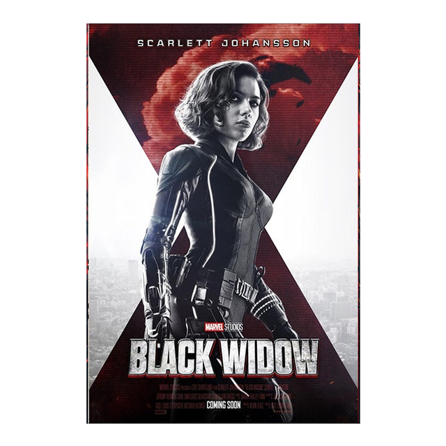 Obraz na płótnie Marvel - Czarna Wdowa z Avengers. Dekoracyjny plakat do salonu i dekoracji domu - Wianko - 8
