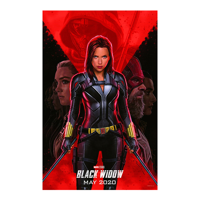 Obraz na płótnie Marvel - Czarna Wdowa z Avengers. Dekoracyjny plakat do salonu i dekoracji domu - Wianko - 11