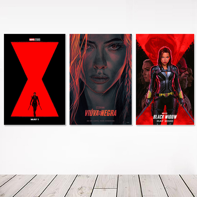 Obraz na płótnie Marvel - Czarna Wdowa z Avengers. Dekoracyjny plakat do salonu i dekoracji domu - Wianko - 3