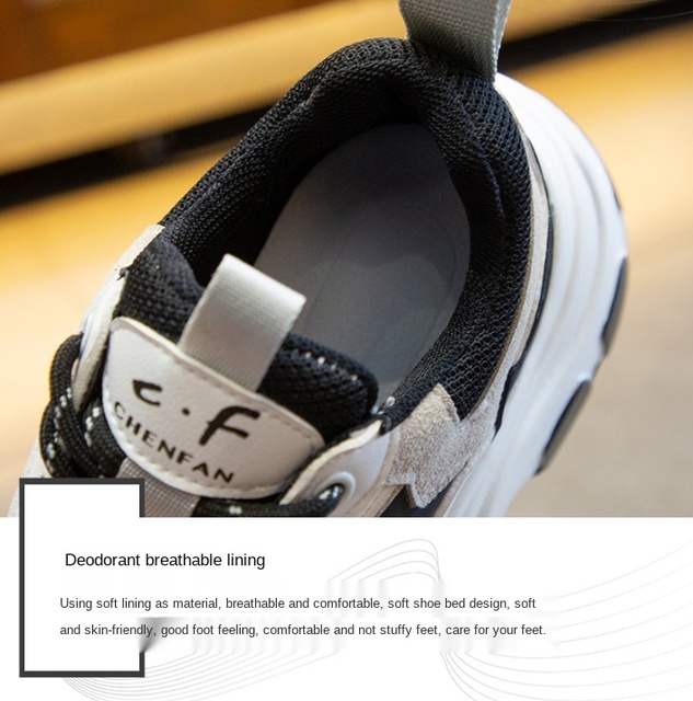 Koreańskie buty damskie marki Chunky Sneakers z grubą czarno-białą podeszwą platformy - Wianko - 6