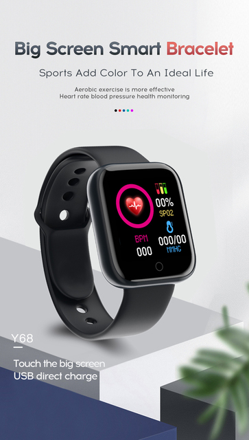 Inteligentny zegarek sportowy z monitorowaniem aktywności fizycznej, pulsometrem i ciśnieniomierzem dla androida i iOS – zegarek cyfrowy dla kobiet i mężczyzn - Wianko - 5
