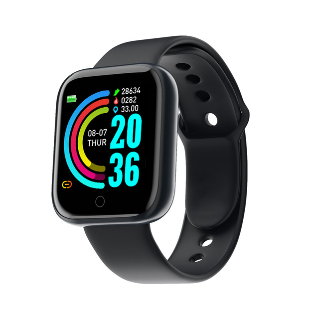 Inteligentny zegarek sportowy z monitorowaniem aktywności fizycznej, pulsometrem i ciśnieniomierzem dla androida i iOS – zegarek cyfrowy dla kobiet i mężczyzn - Wianko - 24