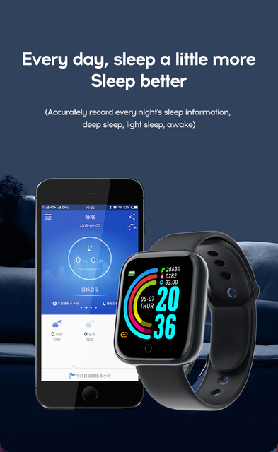 Inteligentny zegarek sportowy z monitorowaniem aktywności fizycznej, pulsometrem i ciśnieniomierzem dla androida i iOS – zegarek cyfrowy dla kobiet i mężczyzn - Wianko - 15