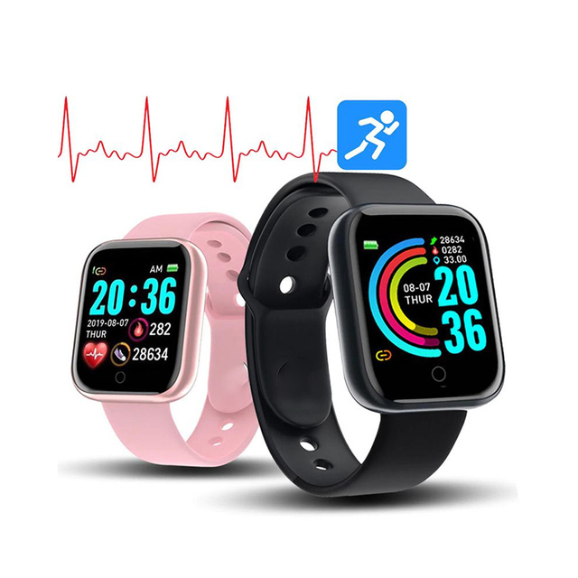 Inteligentny zegarek sportowy z monitorowaniem aktywności fizycznej, pulsometrem i ciśnieniomierzem dla androida i iOS – zegarek cyfrowy dla kobiet i mężczyzn - Wianko - 3