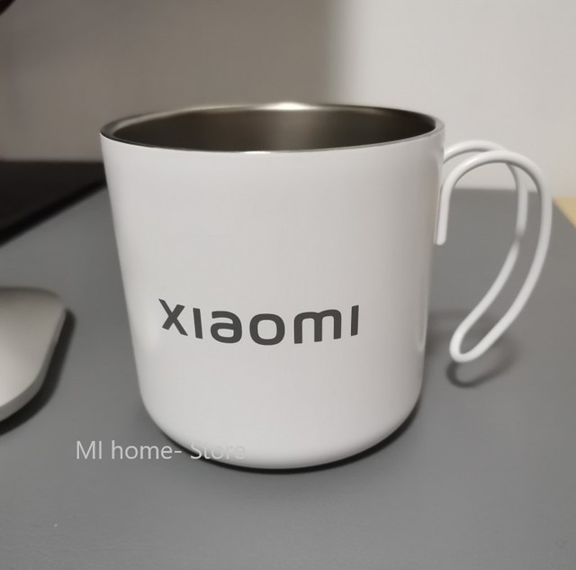 Niestandardowy kubek Xiaomi Cup z kubkiem ze stali nierdzewnej, biały, wielokrotnego użytku, idealny do herbaty, kawy, mrożonych napojów, podróży i turystyki - Nowość 2021 - Wianko - 4