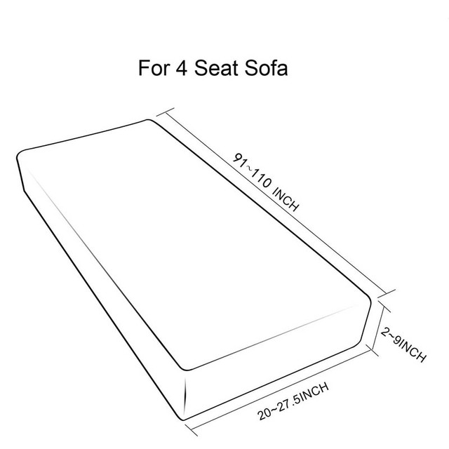 Polarny runo - elastyczna narzuta na sofę ochronna, meble do salonu, wersja 1/2/3/4 siedzenia - Wianko - 4