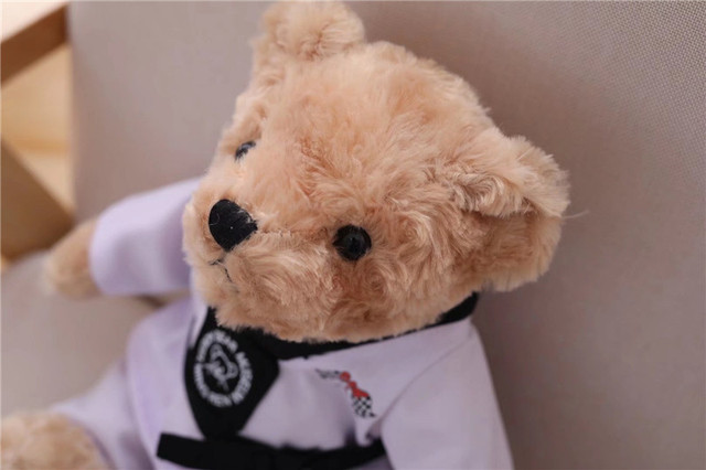 Miękki miś pluszowy w ubranku taekwondo - para niedźwiedzi, 35cm - Wianko - 10