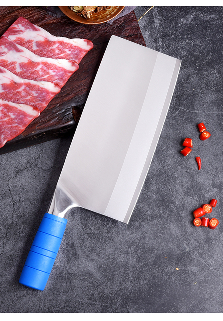 Nóż kuchenny z kompozytowej stali, wysoka twardość, do mięsa, kości i warzyw - Wianko - 14