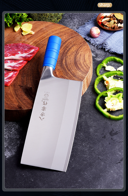 Nóż kuchenny z kompozytowej stali, wysoka twardość, do mięsa, kości i warzyw - Wianko - 7