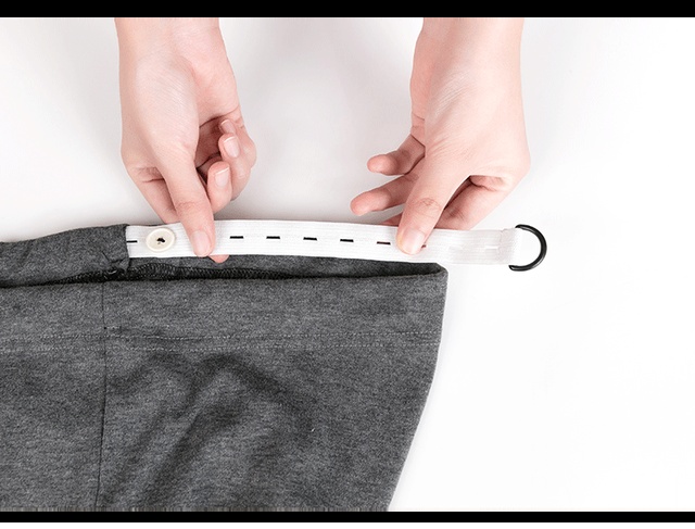Nowe spodnie ciążowe dla kobiet w dużej rozmiarówce, regulowane, cienkie, miękkie, wysokiej talii - Wianko - 27
