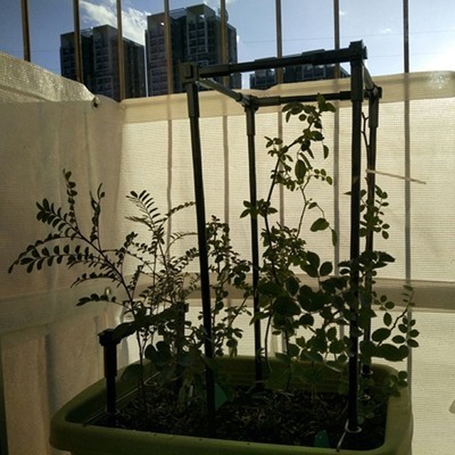 Biały płot ogrodowy z siatką cieniującą HDPE anty-UV przed słońcem - Wianko - 11