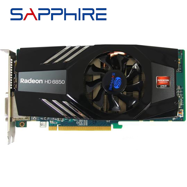 Karta graficzna SAPPHIRE HD6850 1GB dla AMD, oryginał dla ASUS EAH6850 DirectCU, GDDR5, komputerowa używana - Wianko - 1