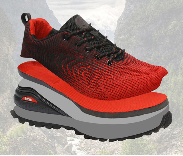 Męskie buty do biegania na drodze z amortyzacją - sportowe trampki antypoślizgowe dla mężczyzn 40-50 - Wianko - 6