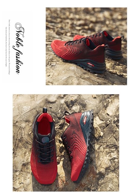 Męskie buty do biegania na drodze z amortyzacją - sportowe trampki antypoślizgowe dla mężczyzn 40-50 - Wianko - 14