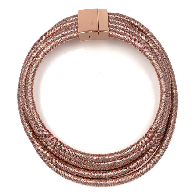Naszyjnik Choker Maxi Boho Rope Chain Collar dla kobiet - Wianko - 3