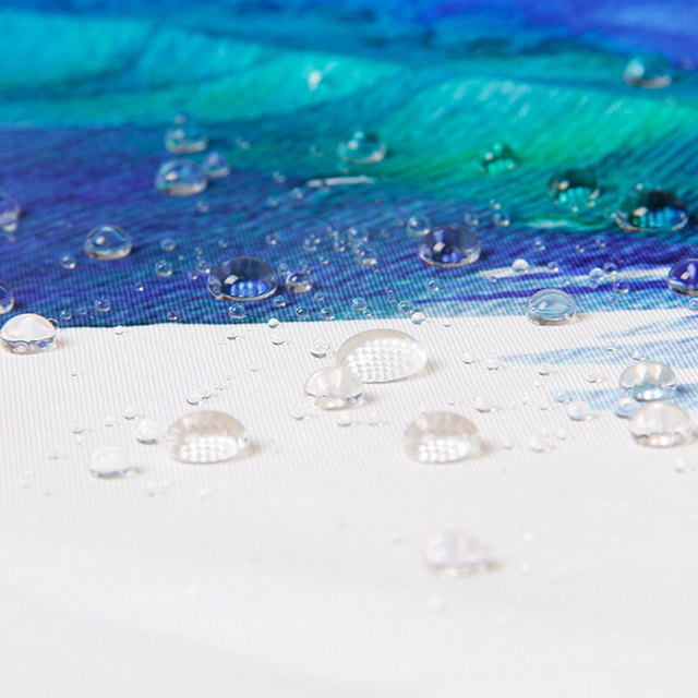 Zasłona prysznicowa wspaniałych wzorów z azulejo wodoodporna - Wianko - 3