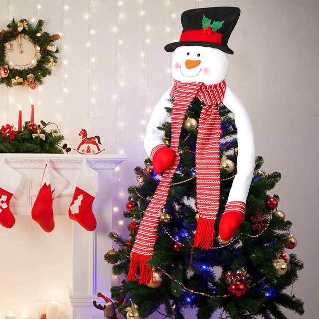 Gwiazda LED na szczyt choinki - projektor top Snowflake w kształcie drzewa świątecznego, dekoracja bożonarodzeniowa - Wianko - 9
