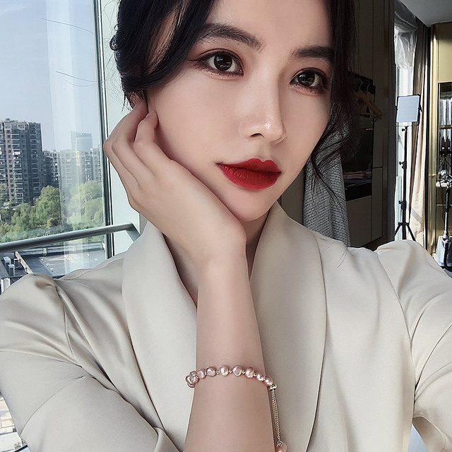 Barokowa bransoletka z naturalną perłą - nowość 2021, sexi i modna, idealna dla kobiet, ukazuje temperament, biżuteria z Korei Południowej - Wianko - 4