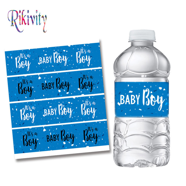 20 sztuk etykiet na butelki wody i opakowania cukierków bożonarodzeniowych - dekoracje DIY Candy Bar Wrappers na Baby Shower, urodziny i śluby - Wianko - 20